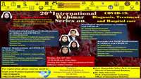 الندوة الدولیة العشرون عبر الإنترنت "COVID-19: التشخیص والعلاج والرعایة فی المستشفى" 
